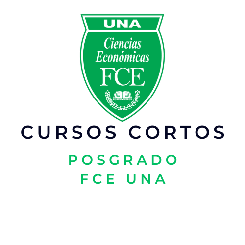 Logotipo de cursos cortos para funcionarios y docentes de Posgrado de la FCE UNA